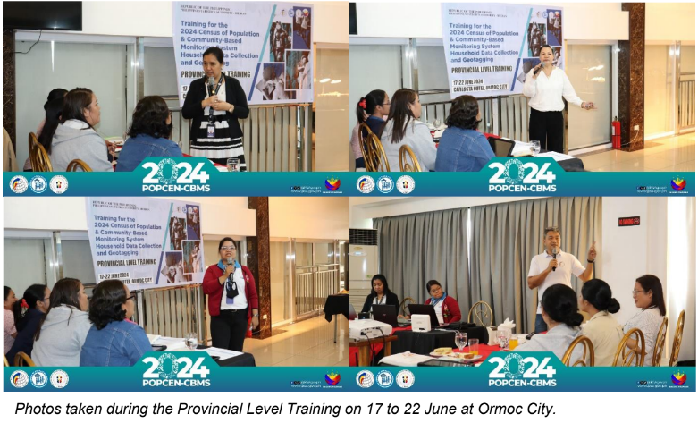 Photos taken during the Provincial Level Training on 17 to 22 June at Ormoc City