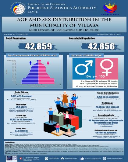 Age and Sex Distribution in the Municipality of Villaba
